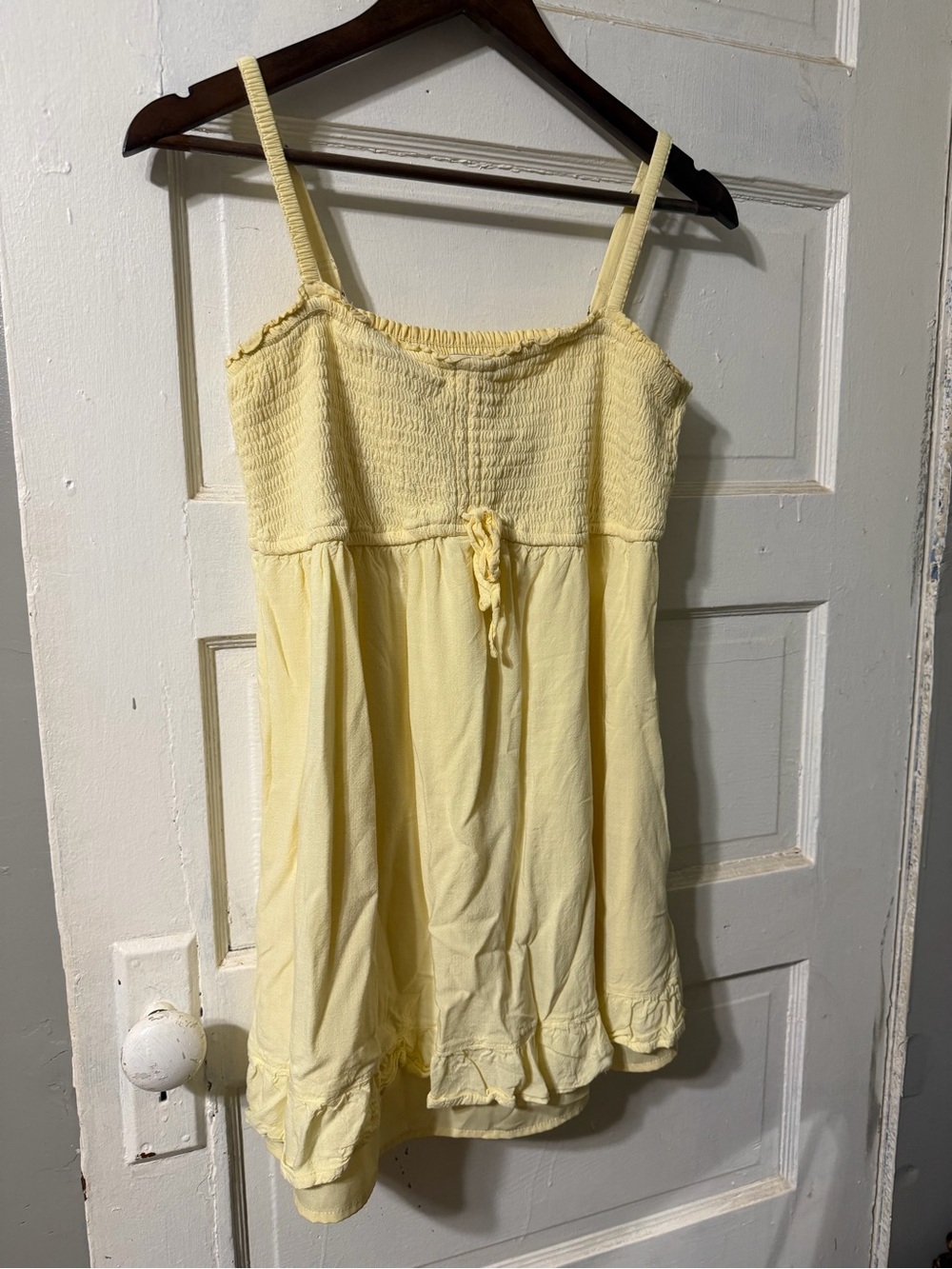 Hollister Yellow Mini Dress Large Petite